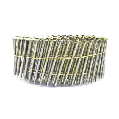 15 Degree Bright Ring Shank Coil Nails